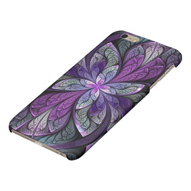 La Chanteuse Violett Glossy iPhone 6 Plus Case-4