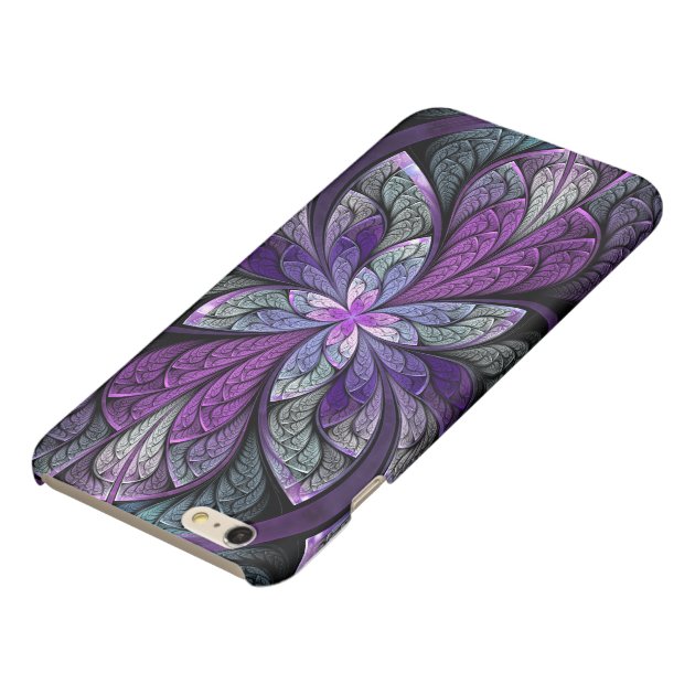 La Chanteuse Violett Glossy iPhone 6 Plus Case-3