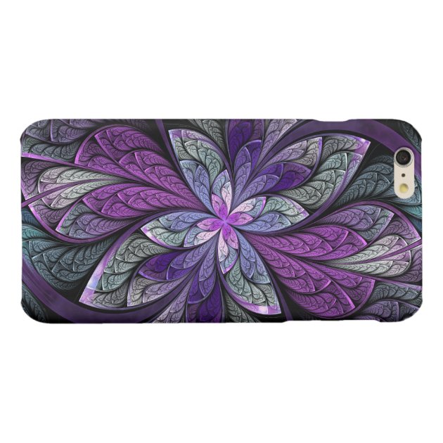 La Chanteuse Violett Glossy iPhone 6 Plus Case-5