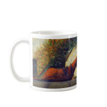 La Charette Attelée By Seurat Georges Coffee Mug