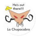 La Chupacabra stickers by ritchiedc La Chupacabra stickers