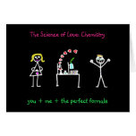 "La ciencia del amor: Tarjeta de la química" (Feme
