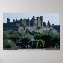 La Cite, Languedoc-Roussillon, Carcassonne, France Posters
