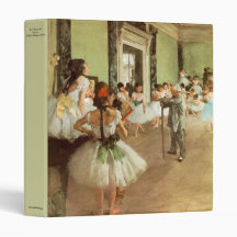 La Classe de Danse by Edgar Degas Binder