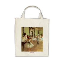 La Classe de Danse by Edgar Degas Canvas Bags