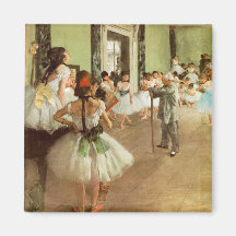 La Classe de Danse by Edgar Degas Magnets