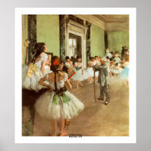 La Classe de Danse by Edgar Degas Print