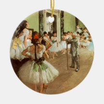 La Classe de Danse Christmas Ornaments