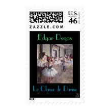 LA CLASSE DE DANSE POSTAGE STAMP