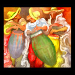 "La Comparsa" High Contrast posters