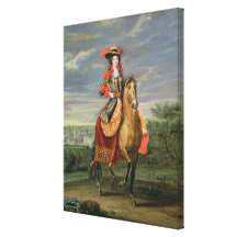 La Comtesse de Soissons Stretched Canvas Print
