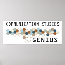 La comunicación estudia el genio posters