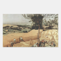 La cosecha de grano de Pieter Bruegel Pegatinas