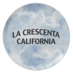 La Crescenta California Party Plates