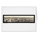 postcard - A classic image from Zazzle's extensive collection of over 3,200 panoramic photographs, depicting iconic scenes from all fifty states, courtesy of the Library of Congress. This commemorative card features a large scale reproduction of an original panoramic photograph of La Crosse, Indiana taken in 1915.
