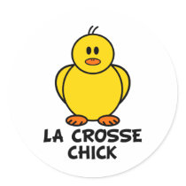 La Crosse Wisconsin Chick stickers by chicktshirts8 La Crosse Wisconsin Chick stickers