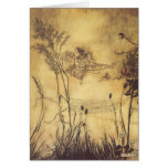 La cuerda tirante de la hada de Arturo Rackham, ar Felicitaciones