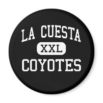 La Cuesta - Coyotes - Continuation - Santa Barbara magnets by customteamsportswear La Cuesta - Coyotes - Continuation - Santa Barbara magnets