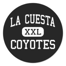 La Cuesta - Coyotes - Continuation - Santa Barbara stickers by customteamsportswear La Cuesta - Coyotes - Continuation - Santa Barbara stickers