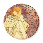 La Dame Bernhardt Fridge Magnet