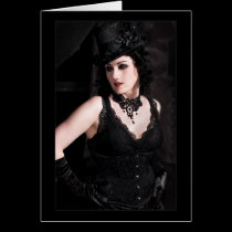 La Dame Noire - Card (Customize) cards