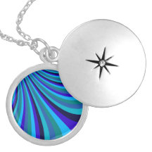 La diapositiva fresca del arco iris del gris azul  collar