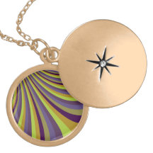 La diapositiva púrpura y verde maravillosa del arc collares personalizados