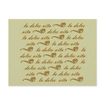 La Dolce Vita Post Cards