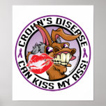 La enfermedad de Crohn puede besar mi asno Poster