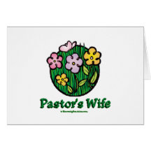 La esposa Blooms1 del pastor Tarjetón
