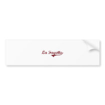 La Fayette Alabama Classic Design Bumper Stickers