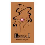 "La Femme" Fashion Designer, Makeup Artist, Style Business Cards