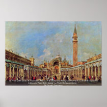 La Fiera Della Sensa In Piazza San Marco. Posters