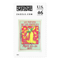 La Fiesta de Los Angeles 1897 Postage Stamps