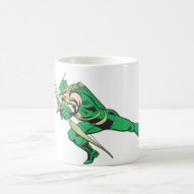 La flecha verde se agacha taza