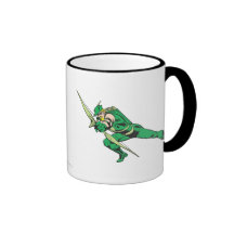 La flecha verde se agacha tazas