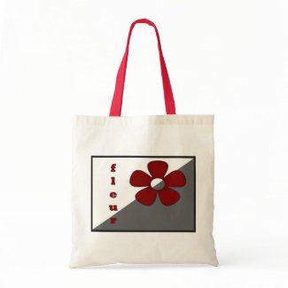 La Fleur Rouge Tote Bag bag