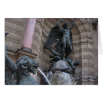La Fontaine Saint-Michel, card by iheartfrance La Fontaine Saint-Michel, card