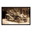 La France Fire Truck 1924 - Vintage posters