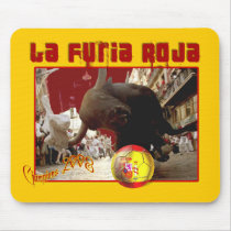 La Furia Roja Raging Bull Futbol Champions 2008 mousepads by LaFuriaRoja La Furia Roja Raging Bull Futbol Champions 2008 mousepads