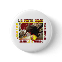 La Furia Roja Spanish Bull Soccer Futbol Pin
