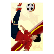 La Furia Roja Spanish Spain 2014 Soccer by Sarjis posters