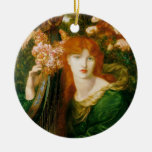 "La Ghirlandata" by Dante Rosetti woman Ornament