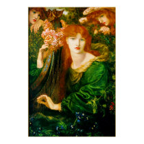 La Ghirlandata Poster by Dante Gabriel Rossetti posters by IrishPirateQueen La Ghirlandata Poster by Dante Gabriel Rossetti posters