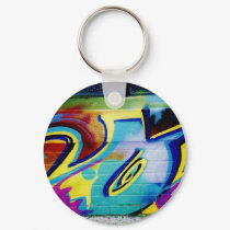 LA Graffiti in Parking Lot_mod lrg2 keychains by danagraves LA Graffiti in Parking Lot_mod lrg2 keychains