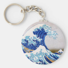 La gran onda de Kanagawa, Hokusai Llaveros Personalizados