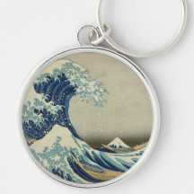 La gran onda de Kanagawa Llaveros Personalizados