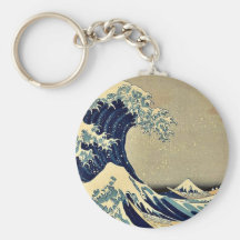 La gran onda de Kanagawa por Katsushika, Hokusai Llavero