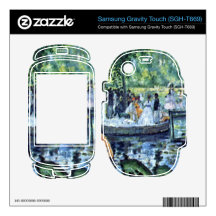 La Grenouillere1 by Pierre Renoir Samsung Gravity Touch Skins