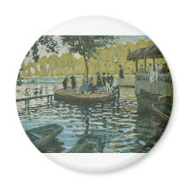 La Grenouillère (1869) magnets